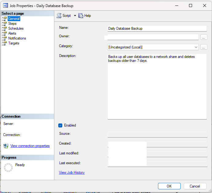 sql server backup to network